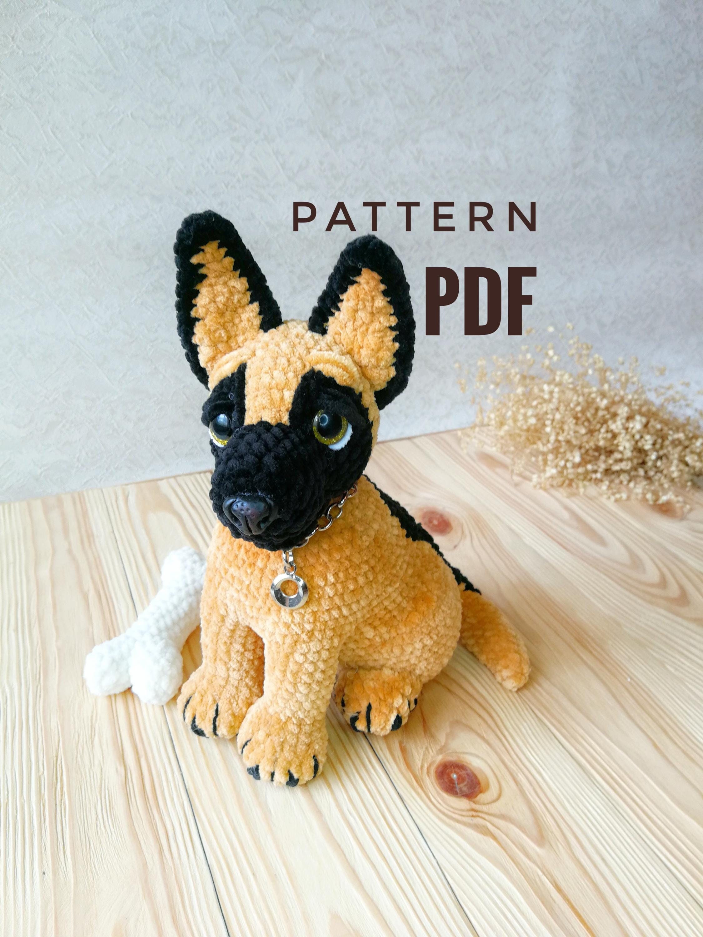 German shepherd knitting pattern 2025