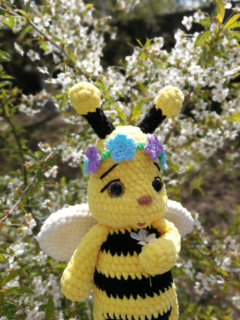 PATTERN: Bee Crochet bee pattern amigurumi bee pattern crocheted baby bee pattern, Crochet Cute Bee Plush Pattern image 9