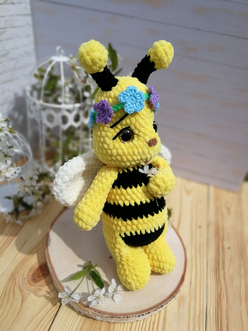 PATTERN: Bee Crochet bee pattern amigurumi bee pattern crocheted baby bee pattern, Crochet Cute Bee Plush Pattern image 5