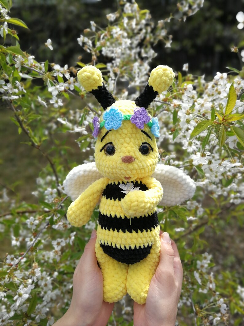PATTERN: Bee Crochet bee pattern amigurumi bee pattern crocheted baby bee pattern, Crochet Cute Bee Plush Pattern image 7