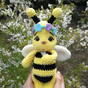 PATTERN: Bee Crochet bee pattern amigurumi bee pattern crocheted baby bee pattern, Crochet Cute Bee Plush Pattern image 8