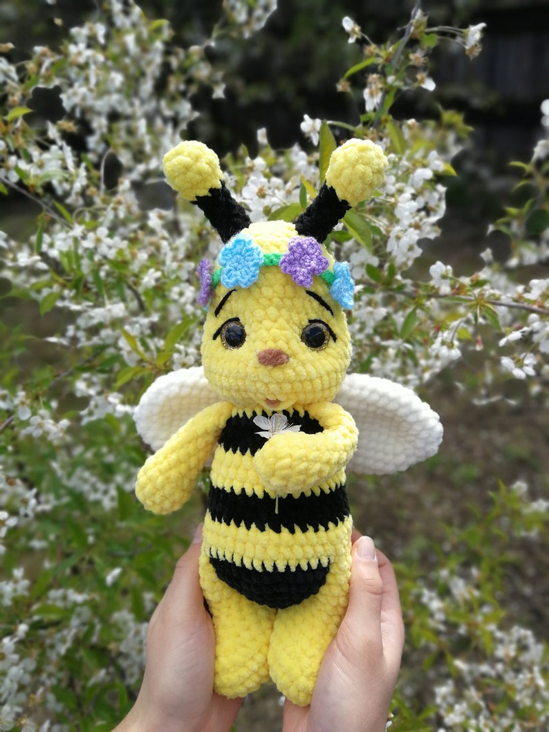 PATTERN: Bee Crochet bee pattern amigurumi bee pattern crocheted baby bee pattern, Crochet Cute Bee Plush Pattern image 8