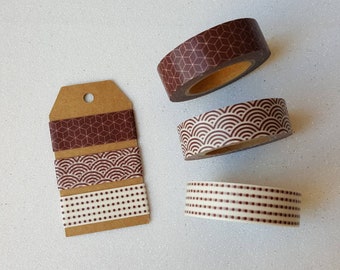 Muestra de cinta Washi - Muji washi