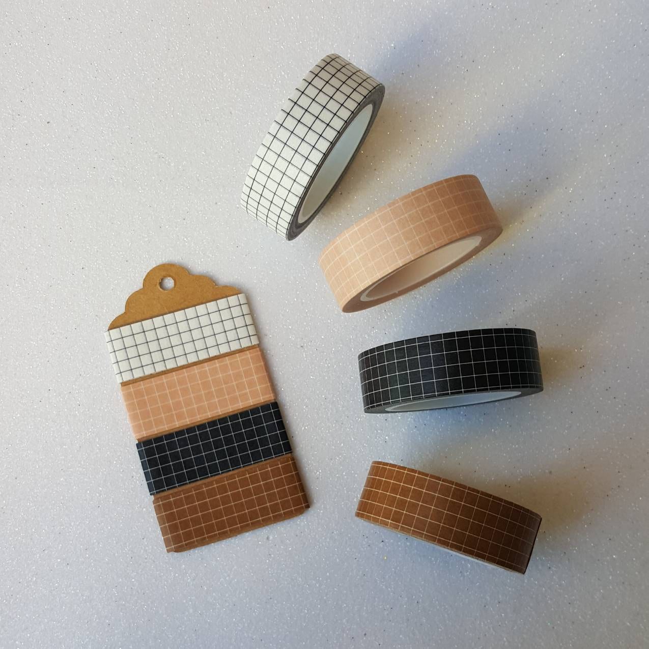 Washi tape sample - grid washi tape