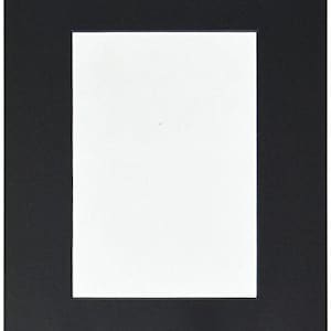 Darice Rectangular Core Mat 8 x 10 inches Picture Frame, Black