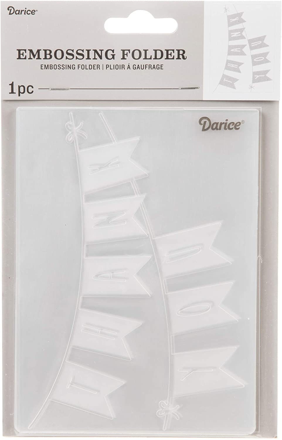 Thank You Embossing Folder: 4.25 X 5.75 Inches - Etsy