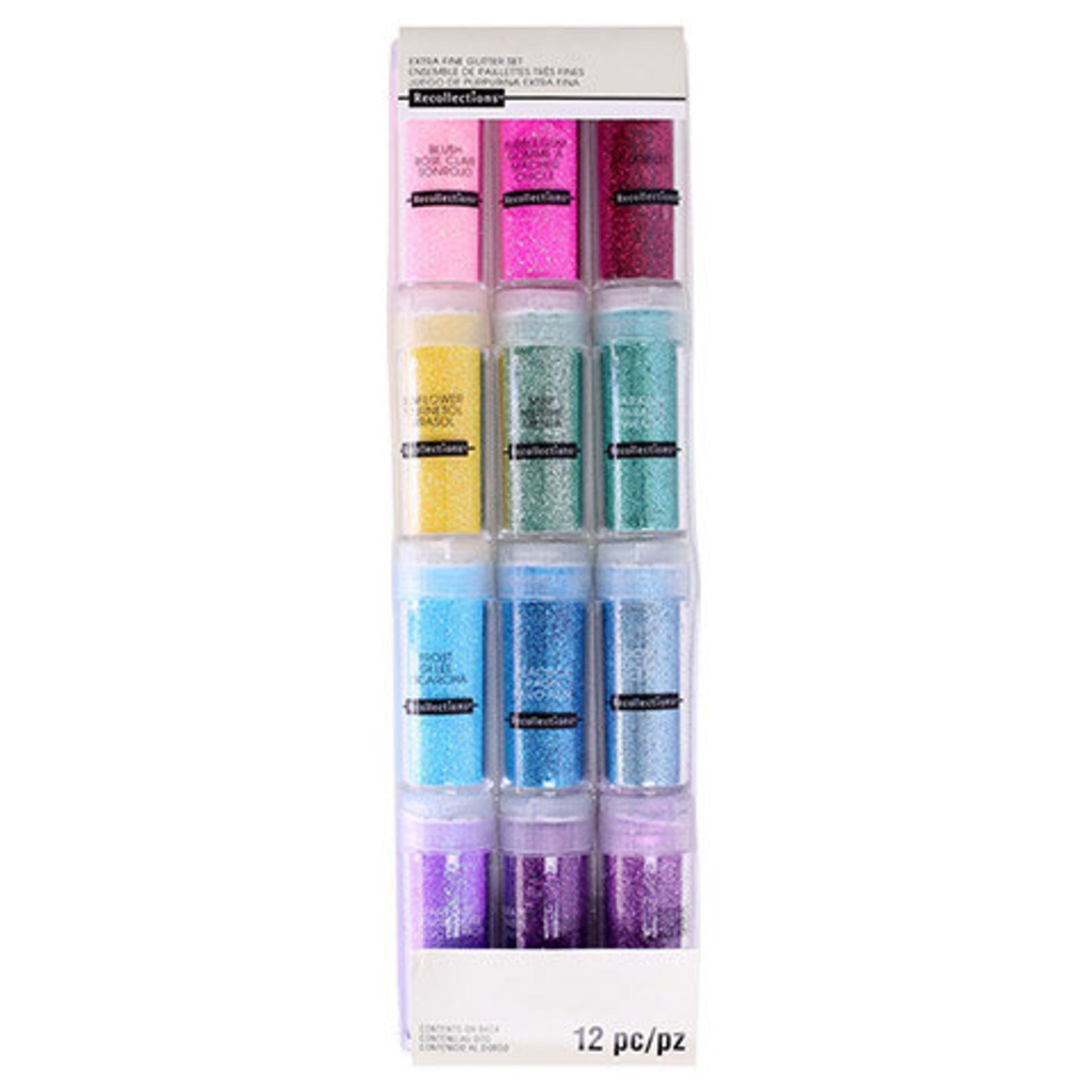 Recollections® Extra Fine Glitter Set 12 Party Colors | Etsy