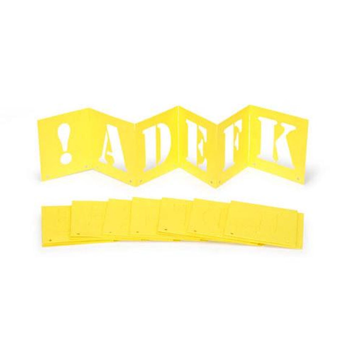 Dacic Lettering Darice® Poster Lettering Stencils: 2 Inch Large Letter Stencils - Etsy