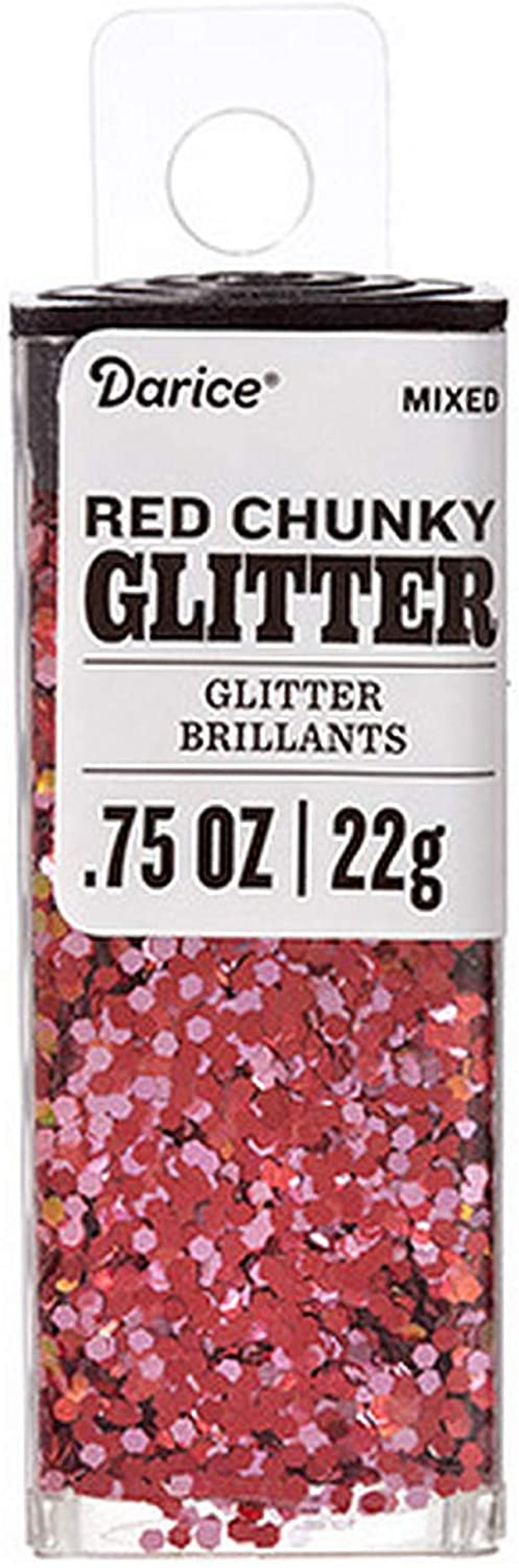 Chunky Glitter - Green Mixed - .75 ounce