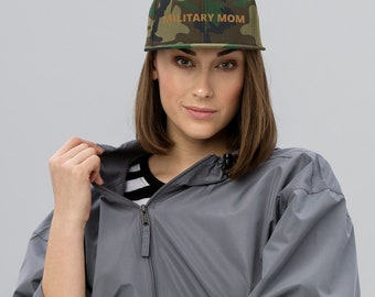 Military Mom Classic Snapback Hat Online Hat Store For Women Military Hats For Women Women's Hats And Caps Women's Camouflage Hats