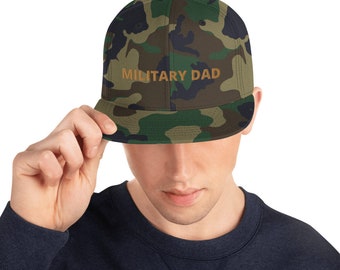 Padre militar clásico snapback sombrero estilo militar gorras bordados militares gorras en línea tienda de sombreros para hombres sombreros camioneros para hombres