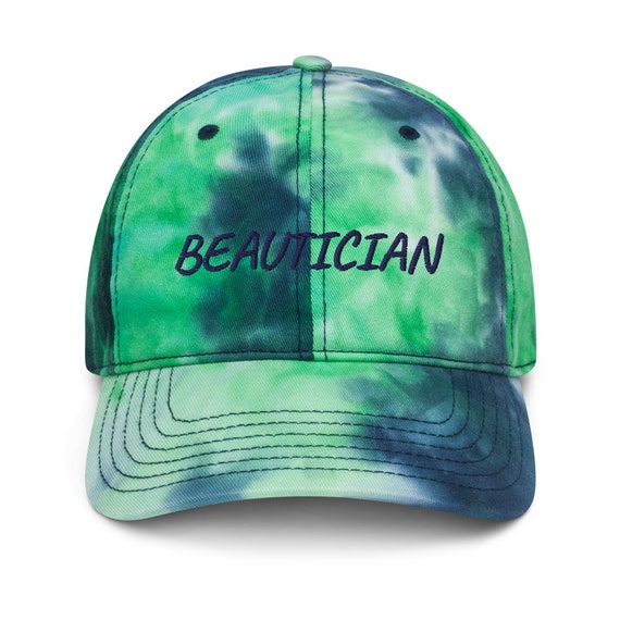 Beautician Tie Dye Baseball Hat Womens Hats and Caps Hats and More