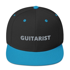 Guitarist Classic Snapback Yupoong Hat All Kind Of Hats Baseball And Trucker Caps Embroidered Hats Custom Unisex Hats Accessories Hatmakers