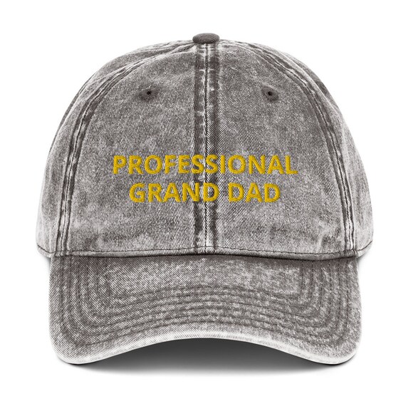 PROFESSIONAL GRAND DAD Vintage Cotton Twill Cap Old Fashioned Hats