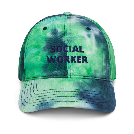 Social Worker Tie Dye Hat Online Hat Store for Women Online Hat