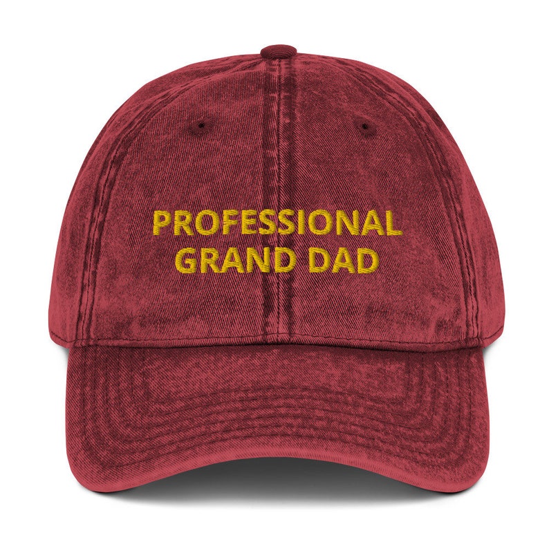 Grand Cap PROFESSIONAL GRAND DAD Vintage Cotton Twill Cap Old Fashioned Hats for ...