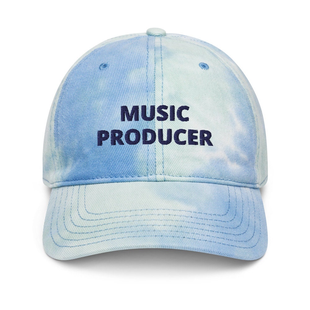 Music Producer Tie Dye Hat Custom Embroidered Hats for Music Lovers