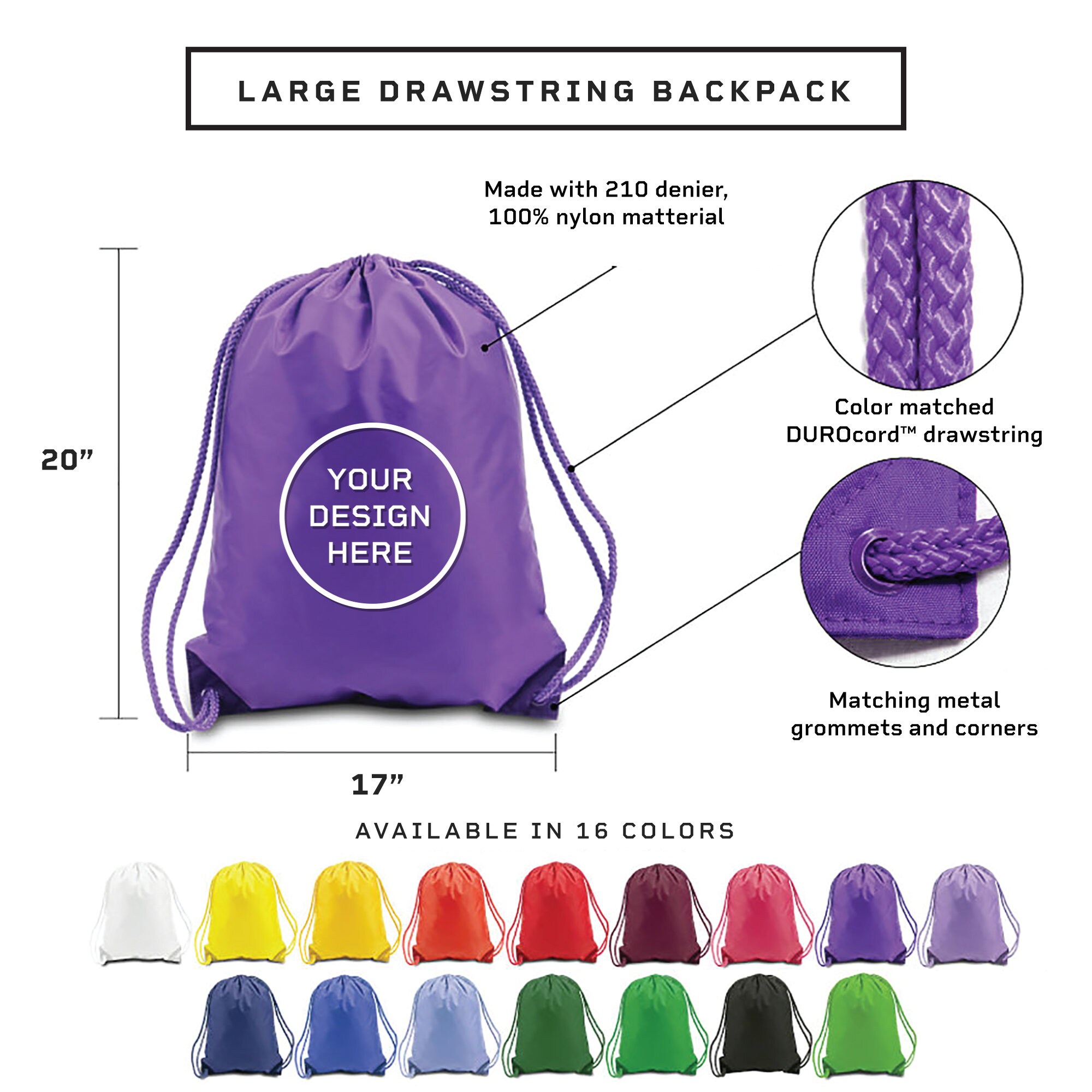 Personalized Drawstring Bag Custom Drawstring Backpack Gym Etsy