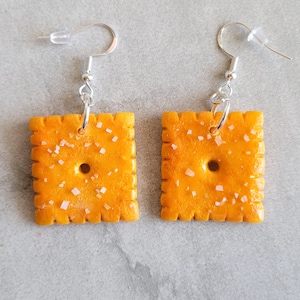 Cheese Cracker Earrings image 3