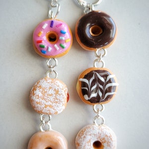 Half a dozen Donut Earrings, donut earrings image 3