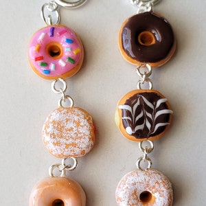 Une demi-douzaine de boucles d'oreilles donut, boucles d'oreilles donut image 6