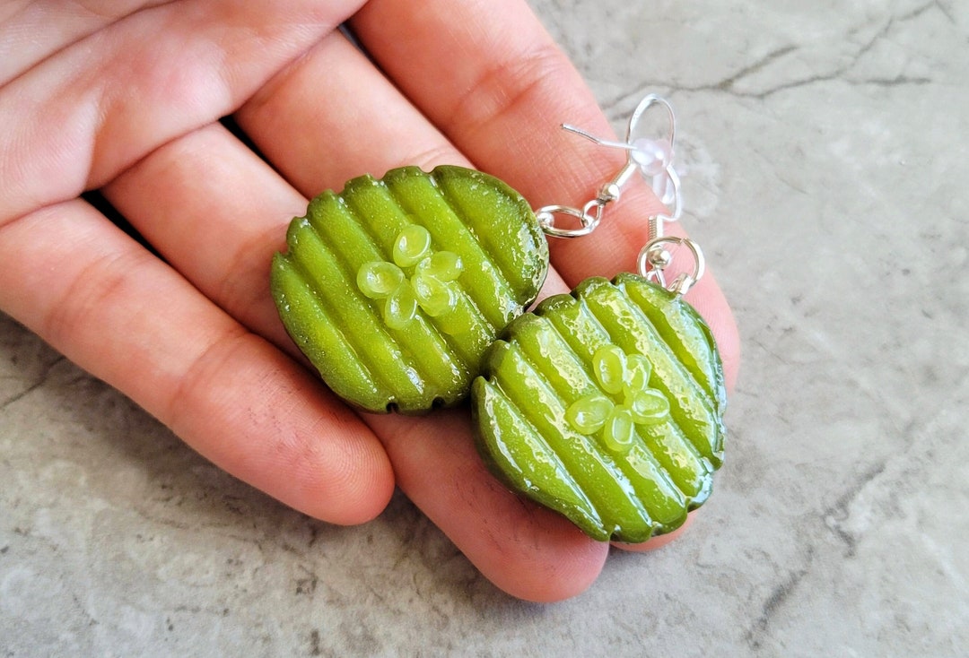 Pickle Earrings - Etsy