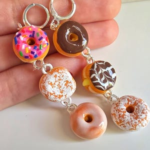 Original Half Dozen Donut Earrings, donut earrings