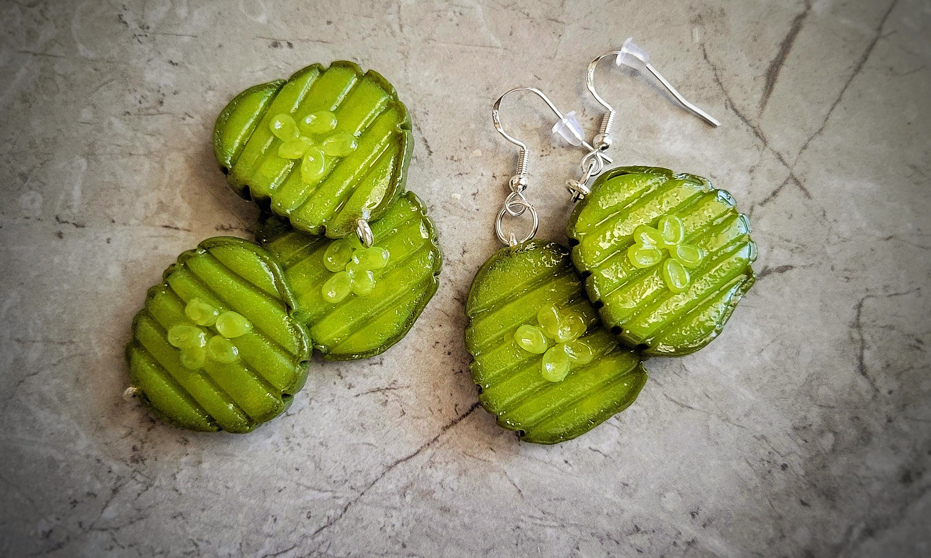 Pickle Earrings