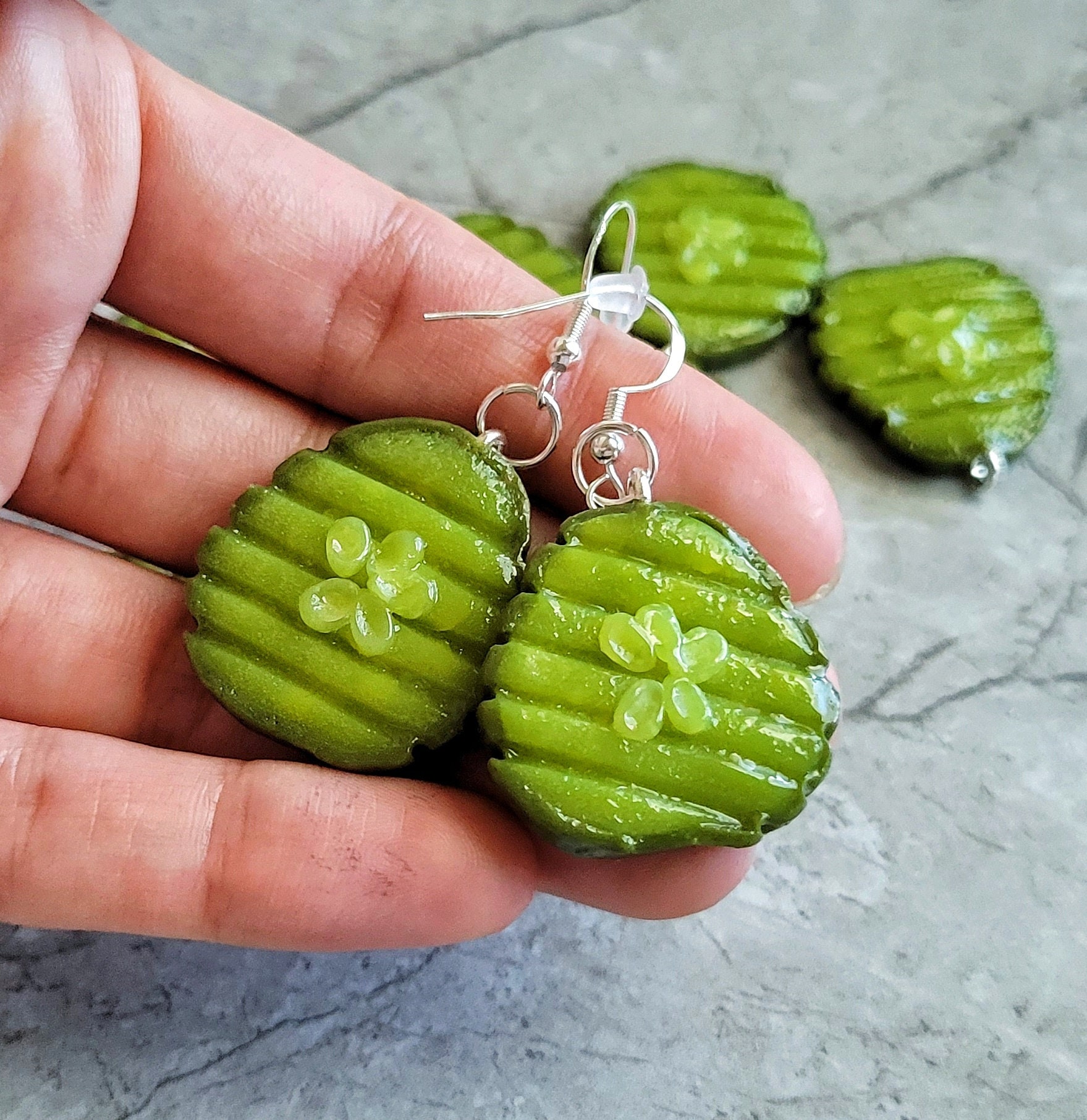 Pickle Earrings