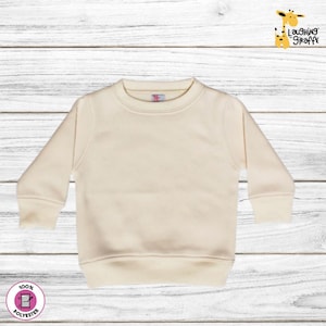 Bluza z okrągłym dekoltem Laughing Giraffe Kids Blanks Gender Neutral Sublimacja Haft Polar