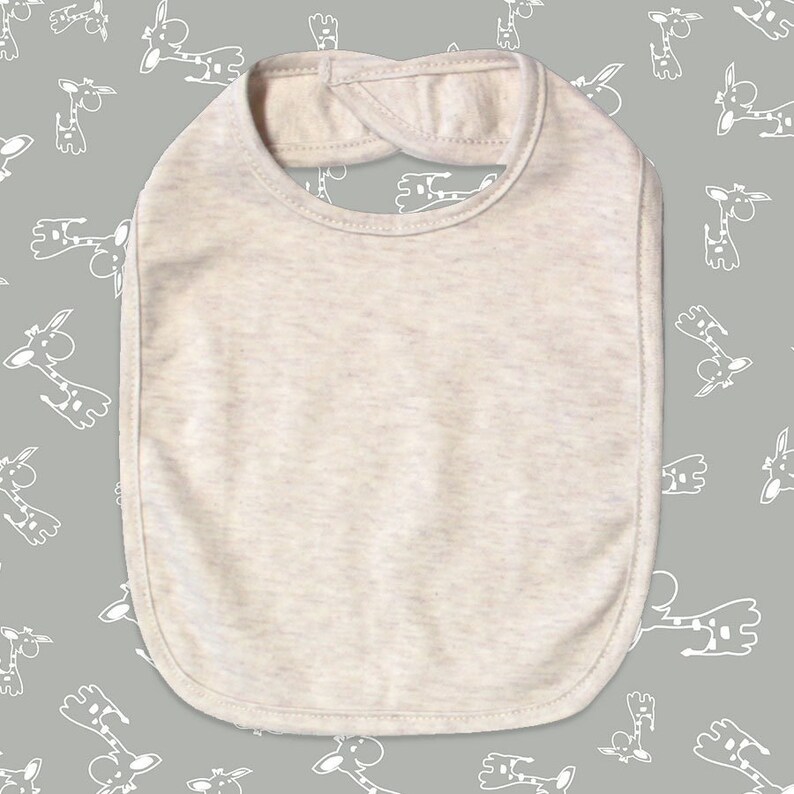 Baby Velcro Closure Bib 2PLY Sublimation Polyester Blend Etsy