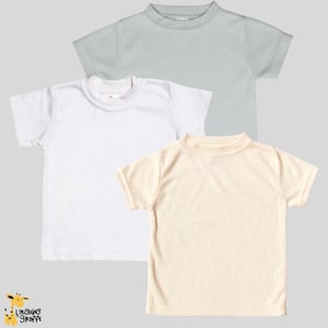 Baby Sublimation Blank Short Sleeves T-Shirt - 100% Polyester -Personalize-Custom-Sublimation-Embroidery -Screen Printing