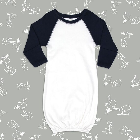 Raglan baby cheap gown blanks