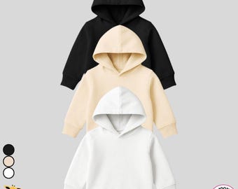 Kleinkind & Jugend Fleece Hoodie 100% Polyester | Sublimationssiebdruck HTV DTG Stickerei Benutzerdefinierte Personalisieren