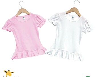 toddler ruffle sleeve shirt
