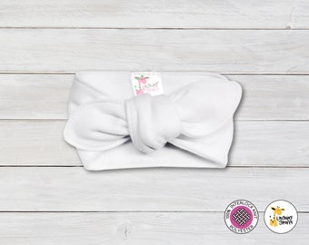 Laughing Giraffe Baby Blank Knotted Headband | 100% Polyester| Adjustable Headwrap | Custom-Sublimation-Embroidery - Screen Printing