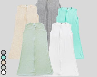 6-Pack Blank Baby Sleep Sack: Polyester Cotton Blend, DIY Ready