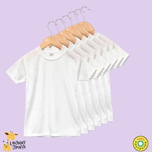 Toddler Sublimation TShirt, Sublimation Shirt, Sublimation Tee, White  Toddler Tee, Sublimation Blank, Crew Neck Shirt, Shirt for Sublimation