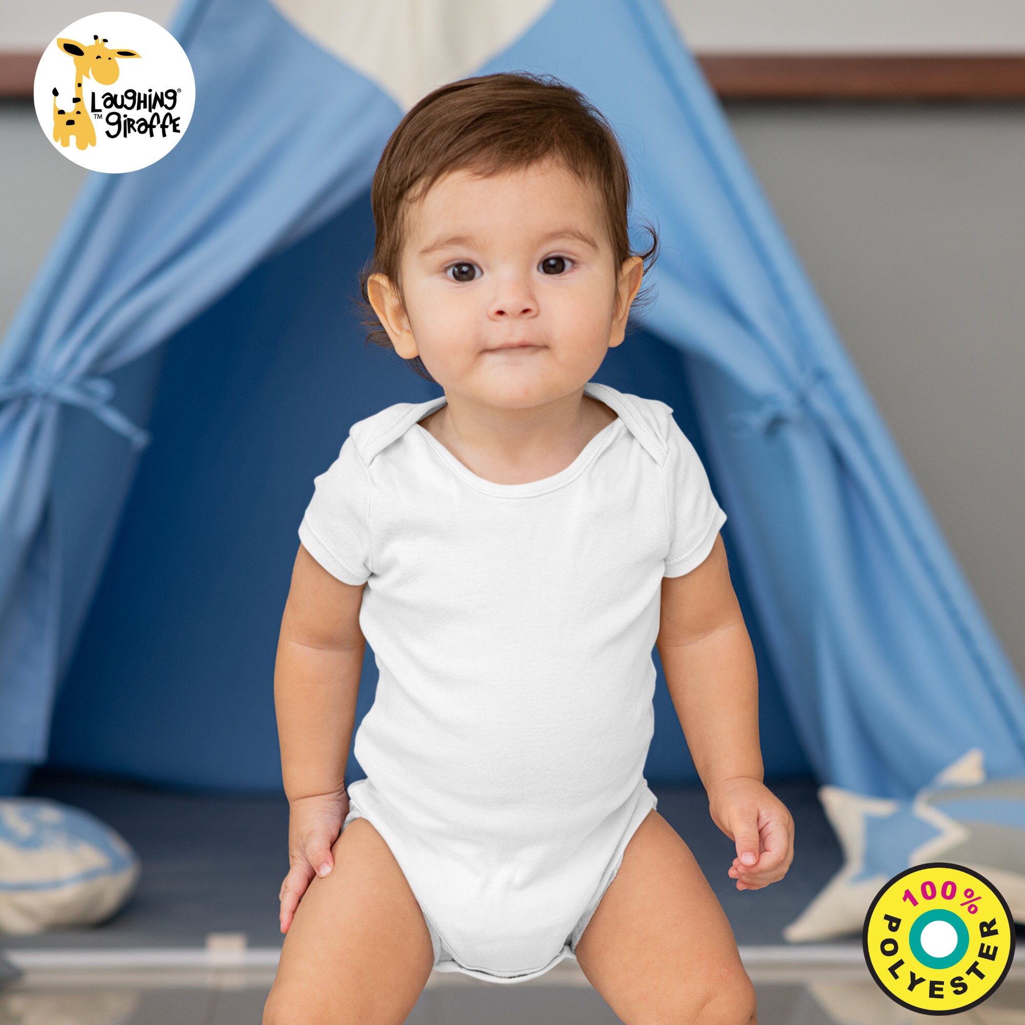 Baby Blank Short Sleeves Onesie Bodysuit WHITE 100 Etsy