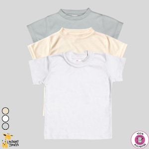 6-Pack | Baby Sublimation Blank Short Sleeves T-Shirt - 100% Polyester -Personalize-Custom-Sublimation-Embroidery -Screen Printing