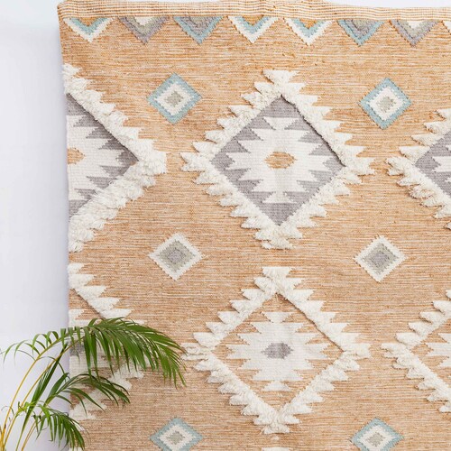 Mustard Gold Handwoven Wool Bohemian Moroccan Rug Boho Rug | Etsy