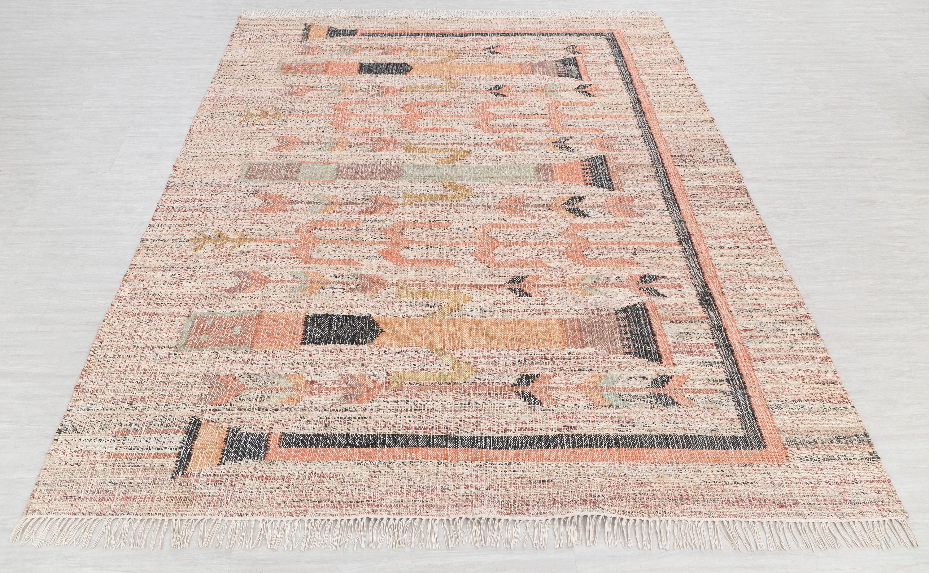Jute Colorful Hand Woven High Quality Geometric Style Rug - Etsy