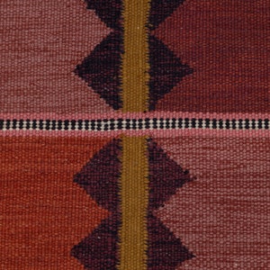 Red Terracota Premium Swedish Scandinavian Inspired High Quality Hand Woven Wool Rug, CUSTOMIZE in any size AD-9 image 7