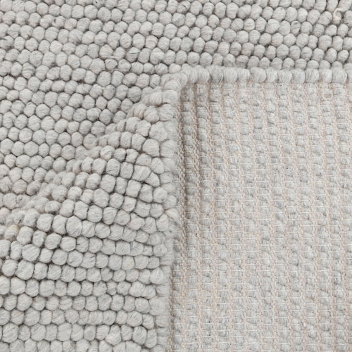 Ivory Chunky Felted Soft Wool Rug Modern Design Hand Woven Etsy