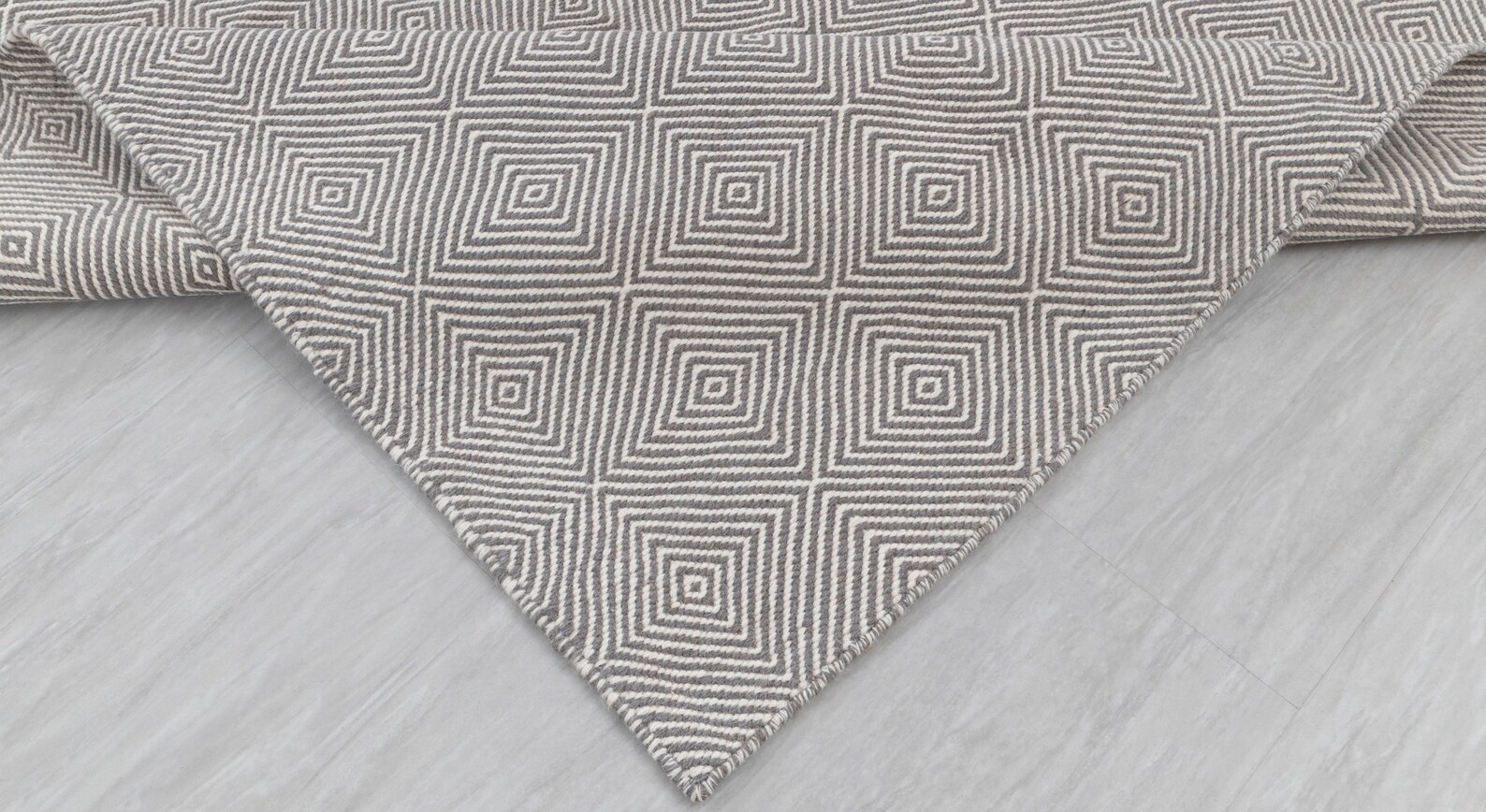 Wool Grey Ivory Flatweave Hand Woven High Quality Rug CUSTOM - Etsy
