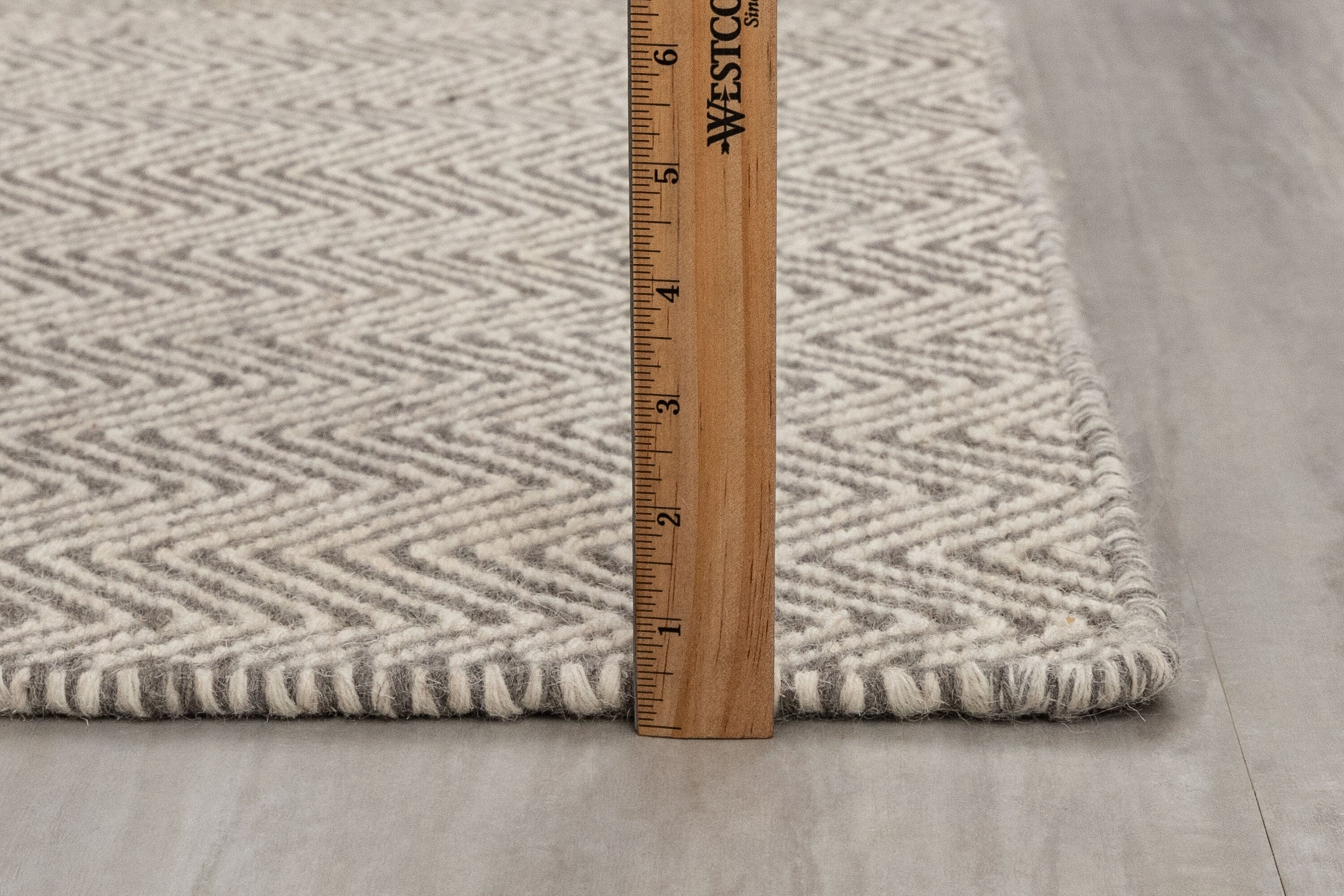 Grey Ivory Wool Herringbone Hand Woven Flatweave Kilim Modern Etsy