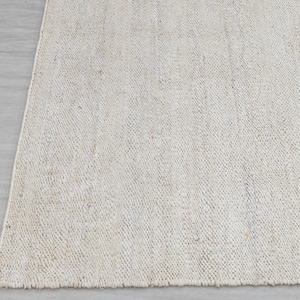 Alfombra de yute tejida a mano, Dhurrie de tejido plano, tamaño personalizado imagen 3