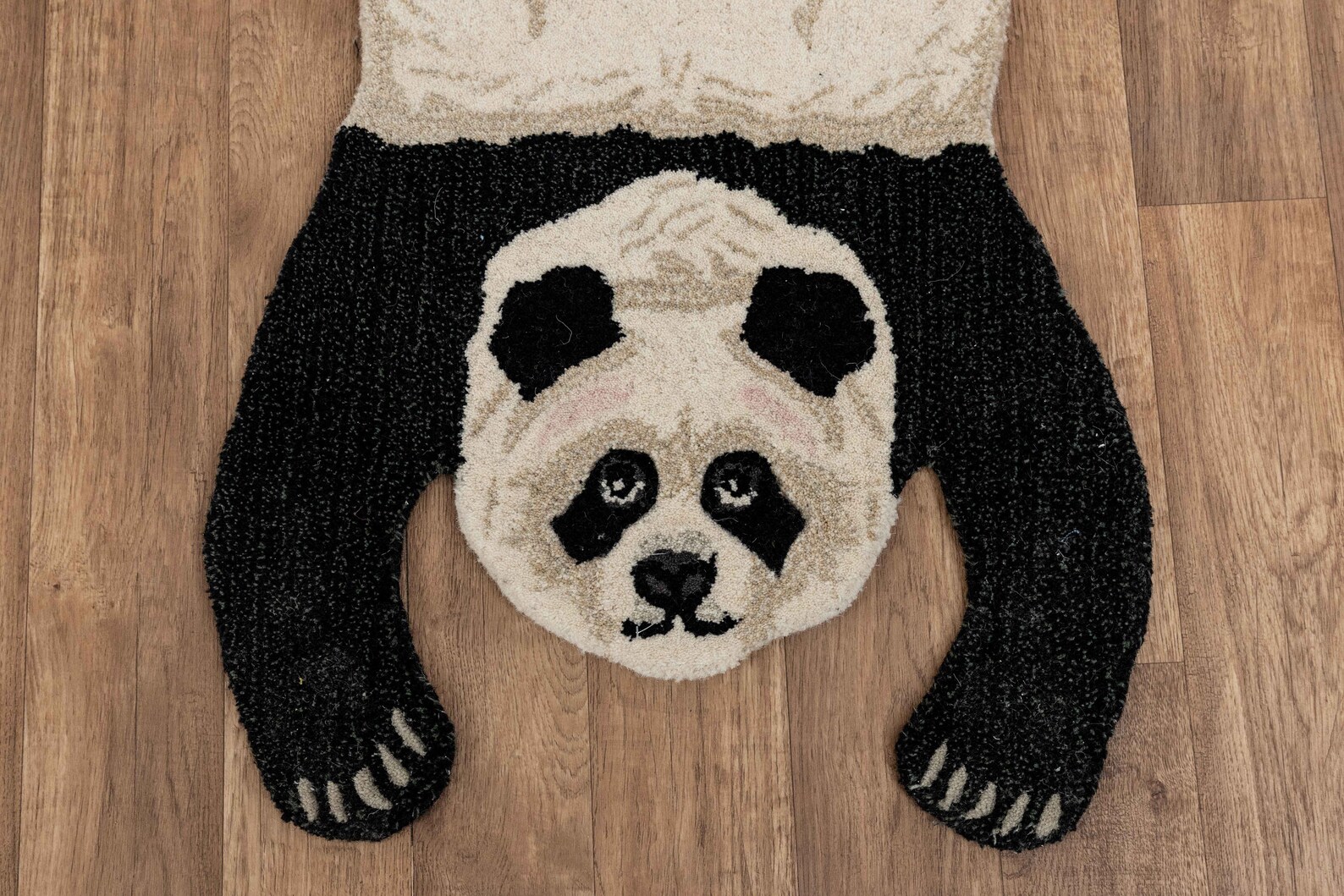 Plumpy Panda Wool Rug Kids Rugs Animal Wool Rug...Size2x3 Etsy