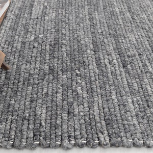 Charcoal High Quality Chunky Wool Felted Nordic scandinavian Modern Design Hand Woven Wool Flatweave Rug, Customize in any size...TN-69