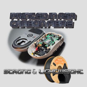 Logitech PRO X2 SUPERSTRIKE and Superlight 2 Custom Base Mod | 1.5gram - Carbon Fibre Asa | Mouse Upgrade image 8